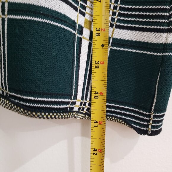 NYC New York & Company Plaid Dress Size XL Green Academia Preppy Collegiate 90s - Picture 15 of 16